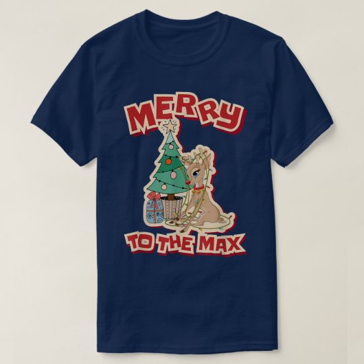 Merry to the Ma, Happy Xmas renDER T-shirt (Design voorkant)