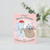 "Merry Trismus" Kerst Kaart (Staand voorkant)