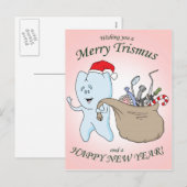 "Merry Trismus" Kerst Kaart (Voorkant / Achterkant)