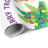 Merry Tropical Kerstmis Cadeaupapier (Rol Hoek)