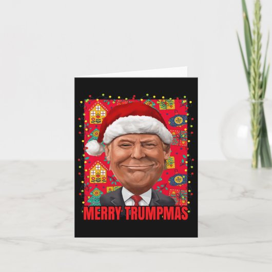 Merry Trump Xmas 2024 Kaart (Voorkant)