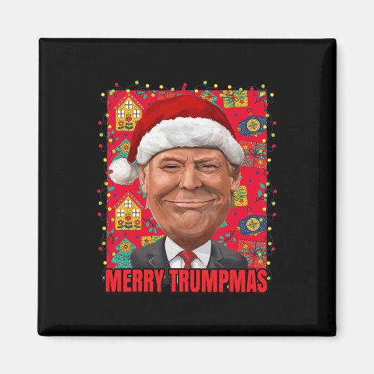 Merry Trump Xmas 2024 Magneet (Voorkant)