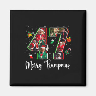 Merry Trumpmas 47 Family Matching PJ Funny Christm Magneet