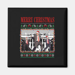 Merry Trumpmas - Kerstman Donald Trump Dance Magneet