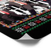 Merry Trumpmas - Kerstman Donald Trump Dance Poster (Hoek)