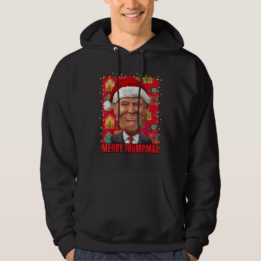 MERRY TRUMPMAS Xmas 2024 Hoodie (Voorkant)