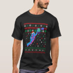 Merry Ugly Christmas Santa Hat Astronaut Dunking B T-shirt<br><div class="desc">Merry Ugly Christmas Santa Hat Astronaut Dunking Basketball</div>