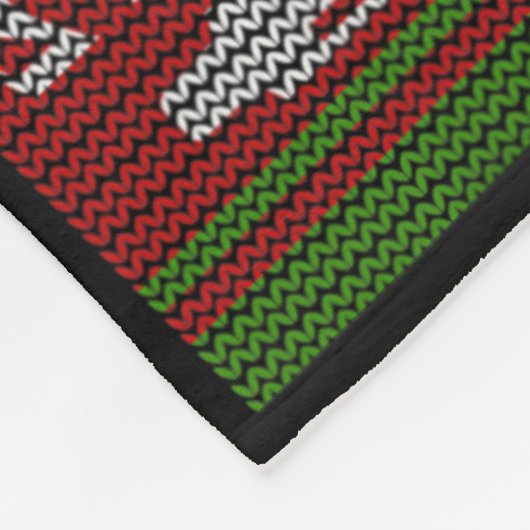 Merry Vapemas - Vaping Ugly Christmas Sweater Fleece Deken (Hoek)