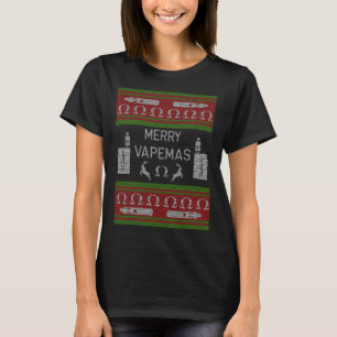 Merry Vapemas - Vaping Ugly Christmas Sweater T-shirt