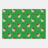 Merry Vegan Kerstmis, Funny Tofu Quote Inpakpapier Vel (Voorkant 3)