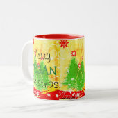 Merry Vegan Kerstmis, Mok met kerst voor Vegan (Voorkant links)