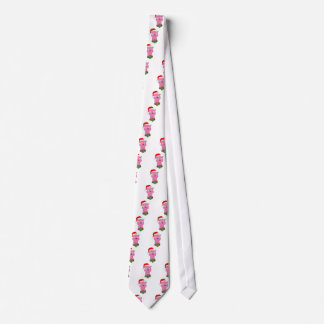 Merry Vegan Kerstroze roze papparel Stropdas