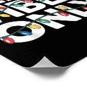 Merry Vibes Only Christmas Cheer voor vrolijke cel Poster (Hoek)