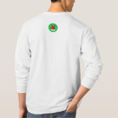 Merry Vibes Only Green Year komt overeen met Kerst T-shirt (Achterkant)