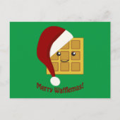 Merry Wafflemas Christmas Waffle Feestdagenkaart (Voorkant)