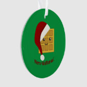 Merry Wafflemas kerstwaffle Ornament (voorkant)