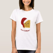 Merry Wafflemas kerstwaffle T-shirt (Voorkant)