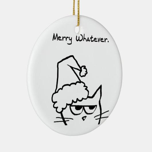 Merry What Keramisch Ornament (Rechts)