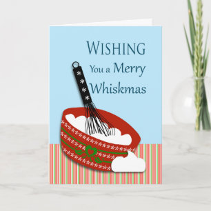Merry Whiskmas, Kerstmis voor een Cook, Baker, Che Kaart