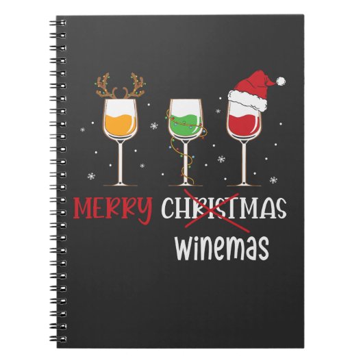Merry Winemas Notitieboek (Voorkant)