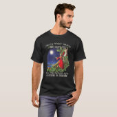 Merry Winter Solstice en Happy Yule T-shirt (Voorkant volledig)