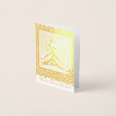 Merry Winter Solstice. Folie Kaarten (Voorkant)