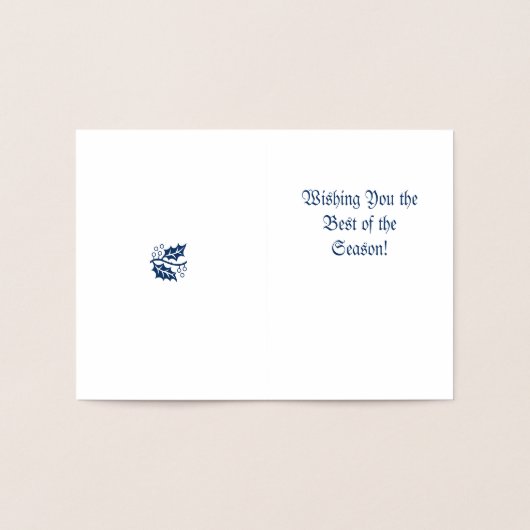 Merry Winter Solstice. Folie Kaarten (Binnen)