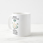 Merry Winter Solstice je denkt Christelijk Koffiemok (Voorkant links)