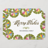 Merry Wish Kaart (Voorkant / Achterkant)