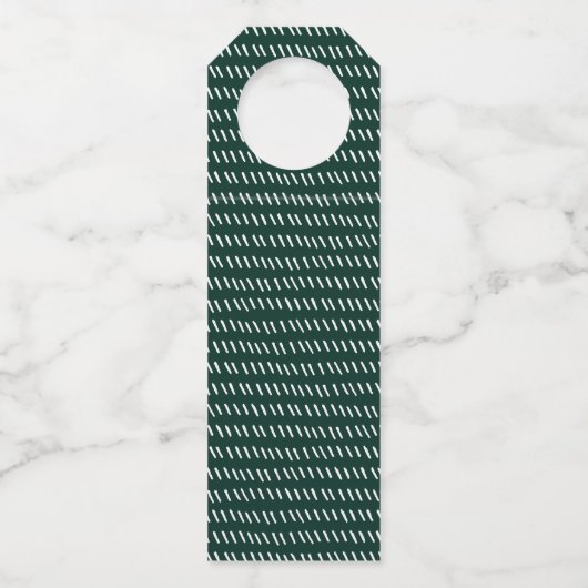 Merry Wishes Personalized Bottle Hanger (Achterkant)