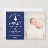 Merry Wishes // Photo Holiday Kaart (Voorkant)