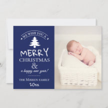 Merry Wishes // Photo Holiday Kaart