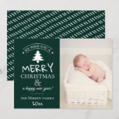 Merry Wishes // Photo Holiday Kaart (Voorkant / Achterkant)