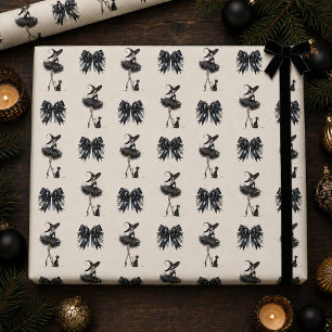 Merry Witchmas Deluxe - Gotische Heks & Lint Cadeaupapier