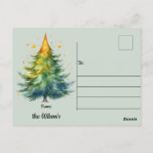 Merry Woof-mas Dog Fireplace Kerstmis Briefkaart (Achterkant)