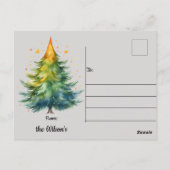 Merry Woof-mas Dog Tree Sleeping Christmas Briefkaart (Achterkant)