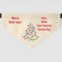 Merry Woof-mas Service Dog Feestelijke Flair