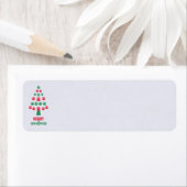 Merry Woofmas-Adresetiketten Etiket (Insitu)