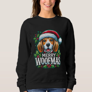 Merry Woofmas Beagle houdt van kerst Trui