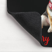 Merry Woofmas Chihuahua Dog Meme In Reindeer Antle Muismat (Hoek)