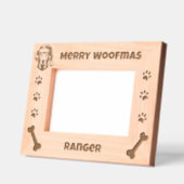 Merry Woofmas Christmas Santa Dog Custom Name Gegraveerde Lijstjes (Links)