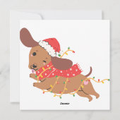 Merry WOOFmas Feestdagenkaart (Achterkant)