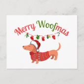 Merry WOOFmas Feestdagenkaart (Voorkant)