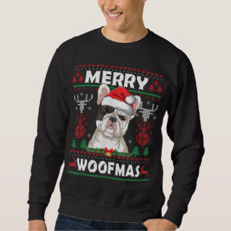 Merry Woofmas French Bulldog Christmas Dog Lover Trui
