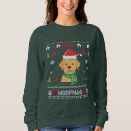 Merry Woofmas Golden Retriever Trui