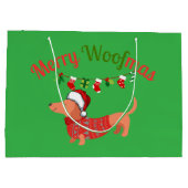 Merry WOOFmas Groot Cadeauzakje (Achterkant)