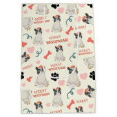 Merry WOOFMAS Medium Cadeauzakje (Achterkant)