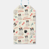 Merry WOOFMAS Medium Gift Bag Cadeaulabel (Achterkant)