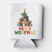 Merry Woofmas - Merry Christmas For Dog Lovers (1) Blikjeskoeler (Voorkant)