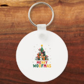 Merry Woofmas - Merry Christmas For Dog Lovers (1) Sleutelhanger (Voorkant)